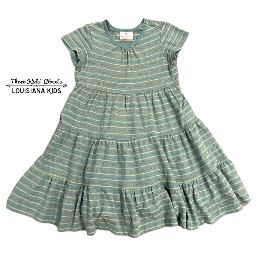 Hanna Andersson Sz 100 (4) Striped Twirl Dress